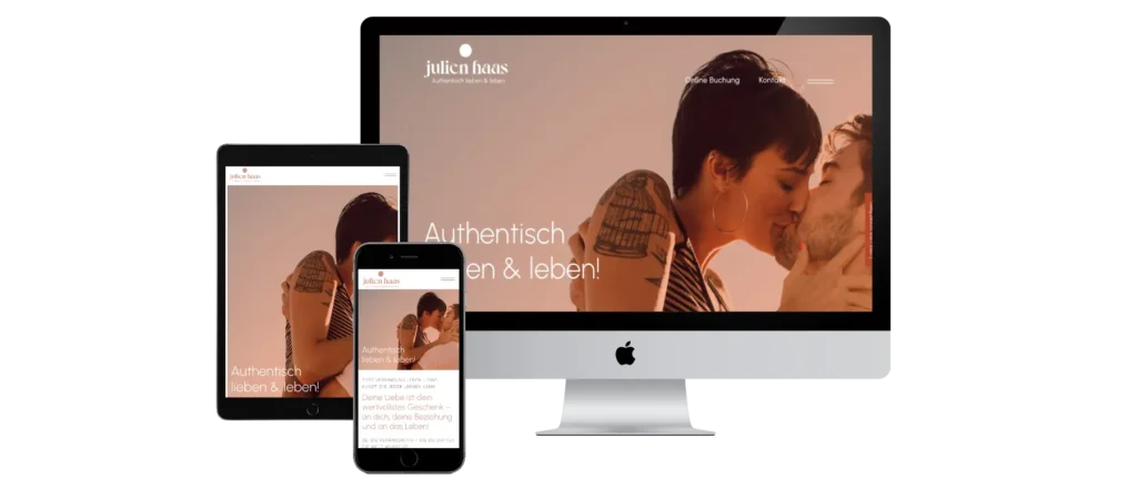 Corporate Website Webdesign Referenz mit UX Optimierung