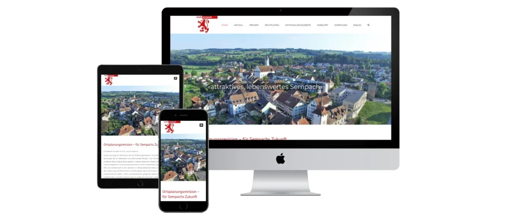 Webdesign Kundenprojekt responsive Website Gestaltung