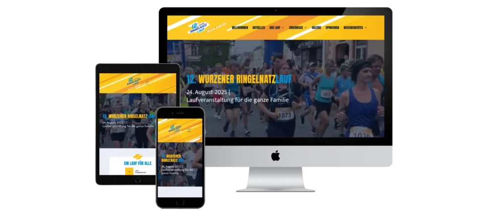 Responsive Webdesign Referenz mit benutzerfreundlicher Oberfläche