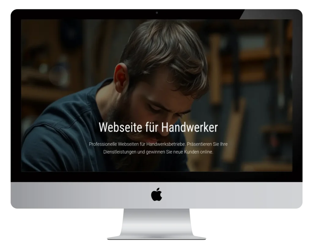 Handwerksbetrieb Webseite