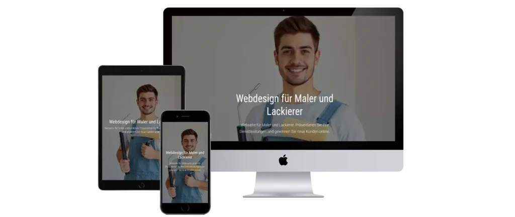 Professionelles Webdesign für Maler und Lackiererbetriebe - Alle