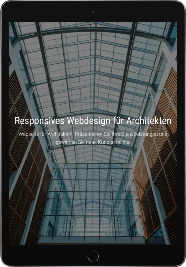 Webdesign Architekturbüro