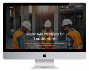 Webdesign Bauunternehmen | Professionelle Homepage erstellen