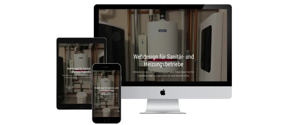 Webdesign für Sanitär- und Heizungsbetriebe - Alle