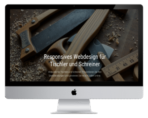 Responsives Webdesign für Tischler und Schreiner - Desktop